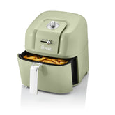 Swan Retro 6 Litre Manuel Airfryer Yağsız Fritöz Yeşil